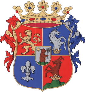 Coat of arms of Szepes County, Kingdom of Hungary, Volné dílo: wikipedia